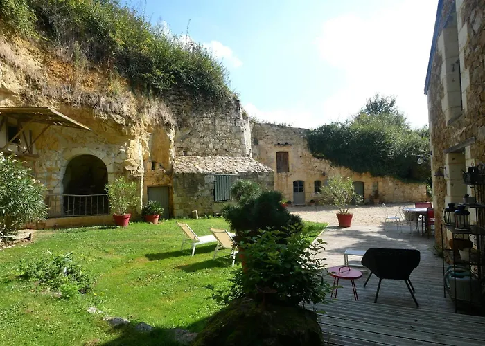 Troglodyte La Roche D'etiau En Anjou Дом отдыха Coutures (Maine-et-Loire)